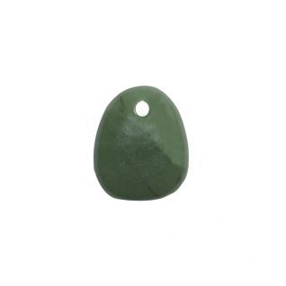 Colgante Agujero Cuarzo Verde 2.5cm
